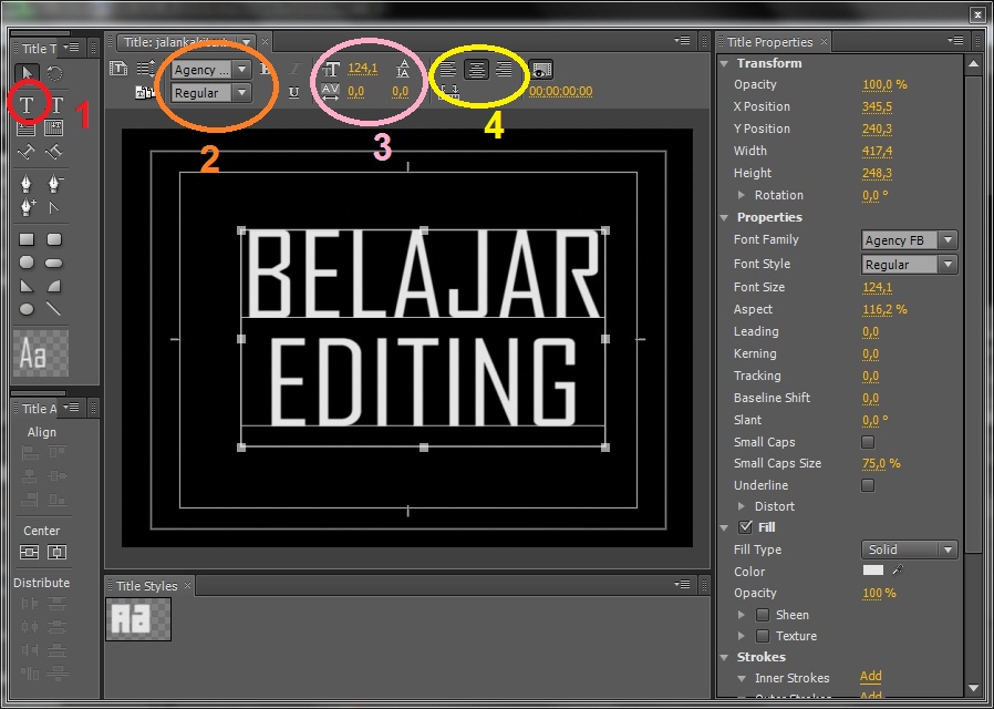 [ TUTORIAL ] Cara Menambahkan Teks di Premiere Pro