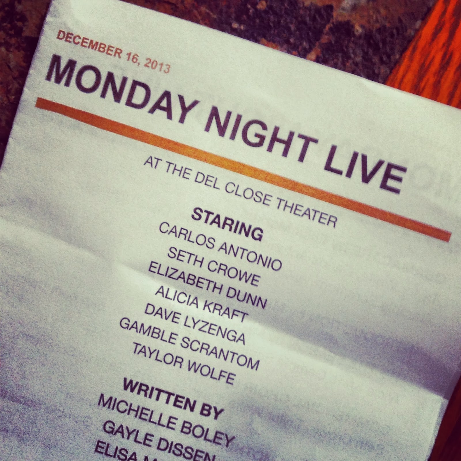 Monday Night Live – THE DAILY TAY