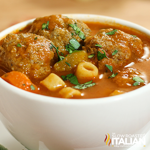 Italian Meatball Soup (CHECK OUT OUR NEW LOOK)