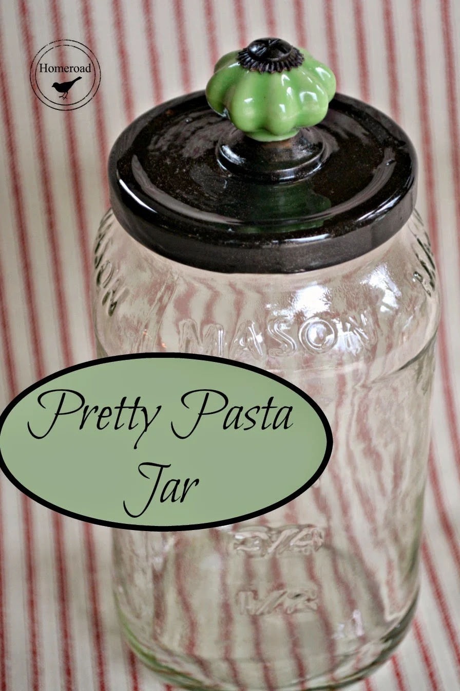 pretty pasta jars www.homeroad.net
