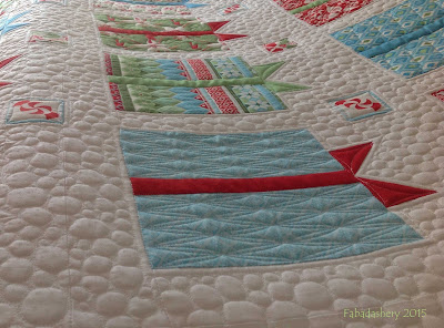 'Flurry' by Kate Spain - Long arm quilting