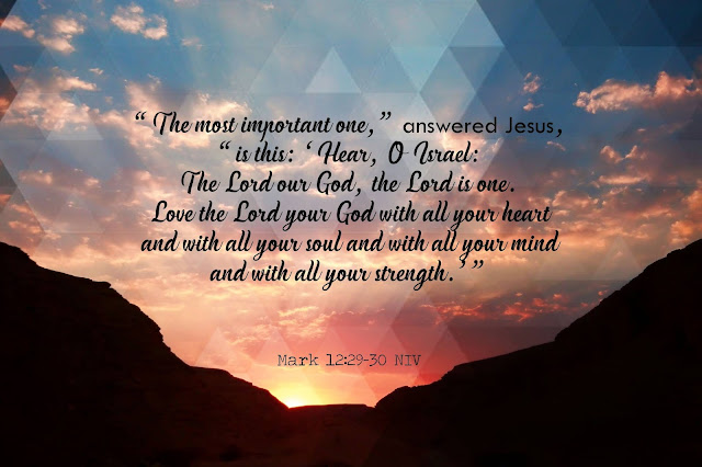 Mark 12:19-30 NIV Lent