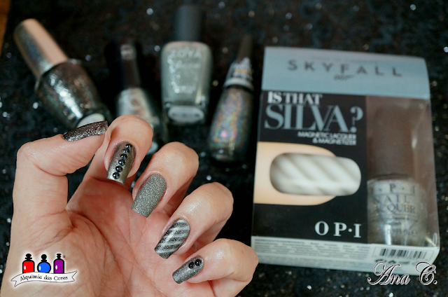 mix and match, mix `n match, OPI Is That Silva?, Zoya London, Dance Legend Sword of Mercy, Impala Na Mira 3D, OPI DS Pewter