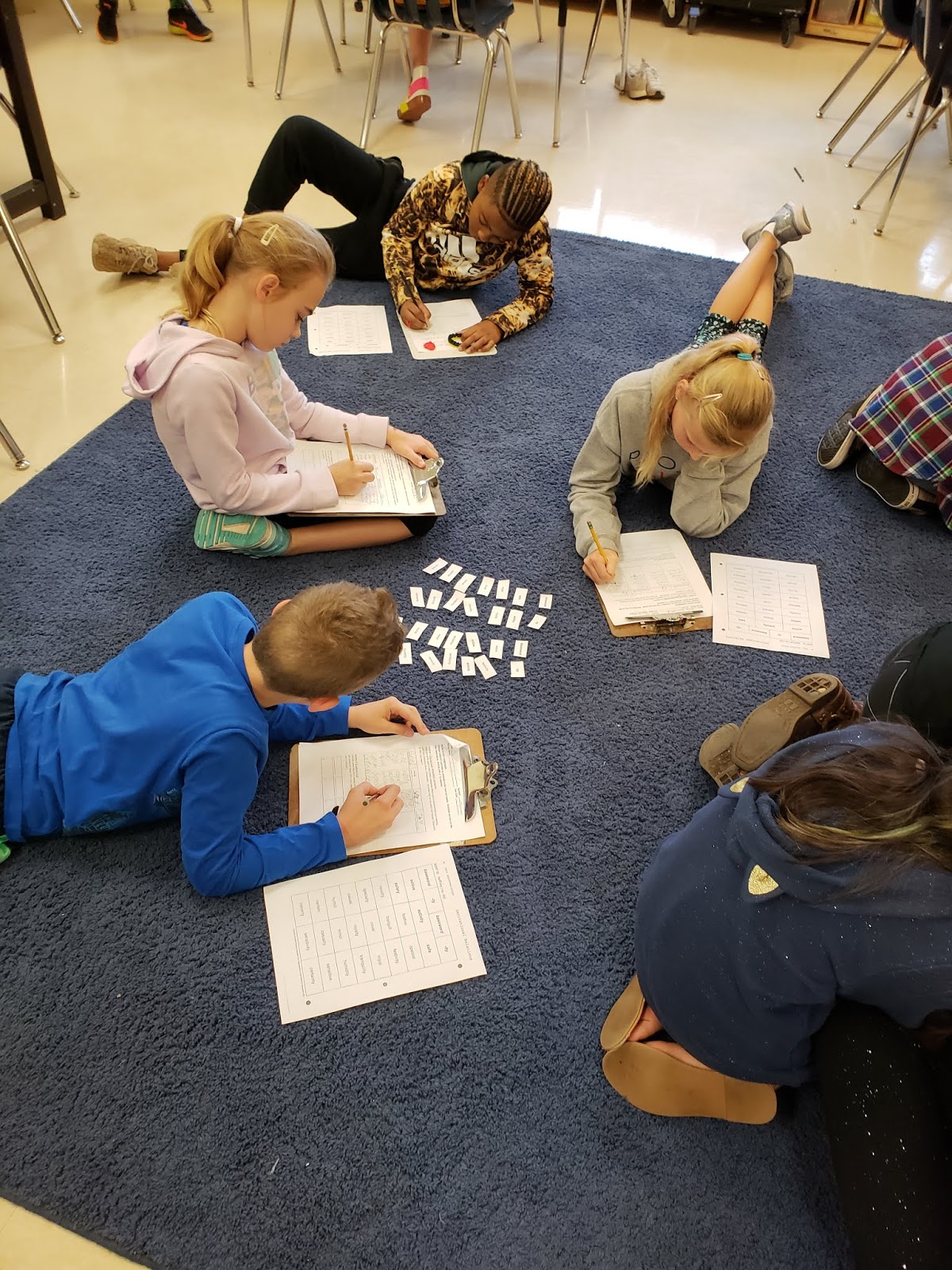 Mrs. Sanders 5th Grade Class Wednesday, October 17th