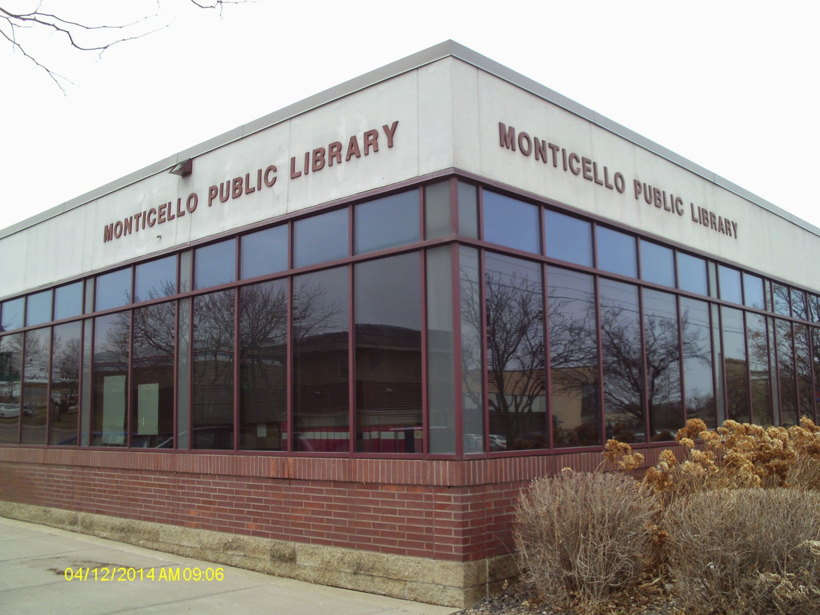 Every Library I Can 232. REVISED Monticello MN Public Library, Great