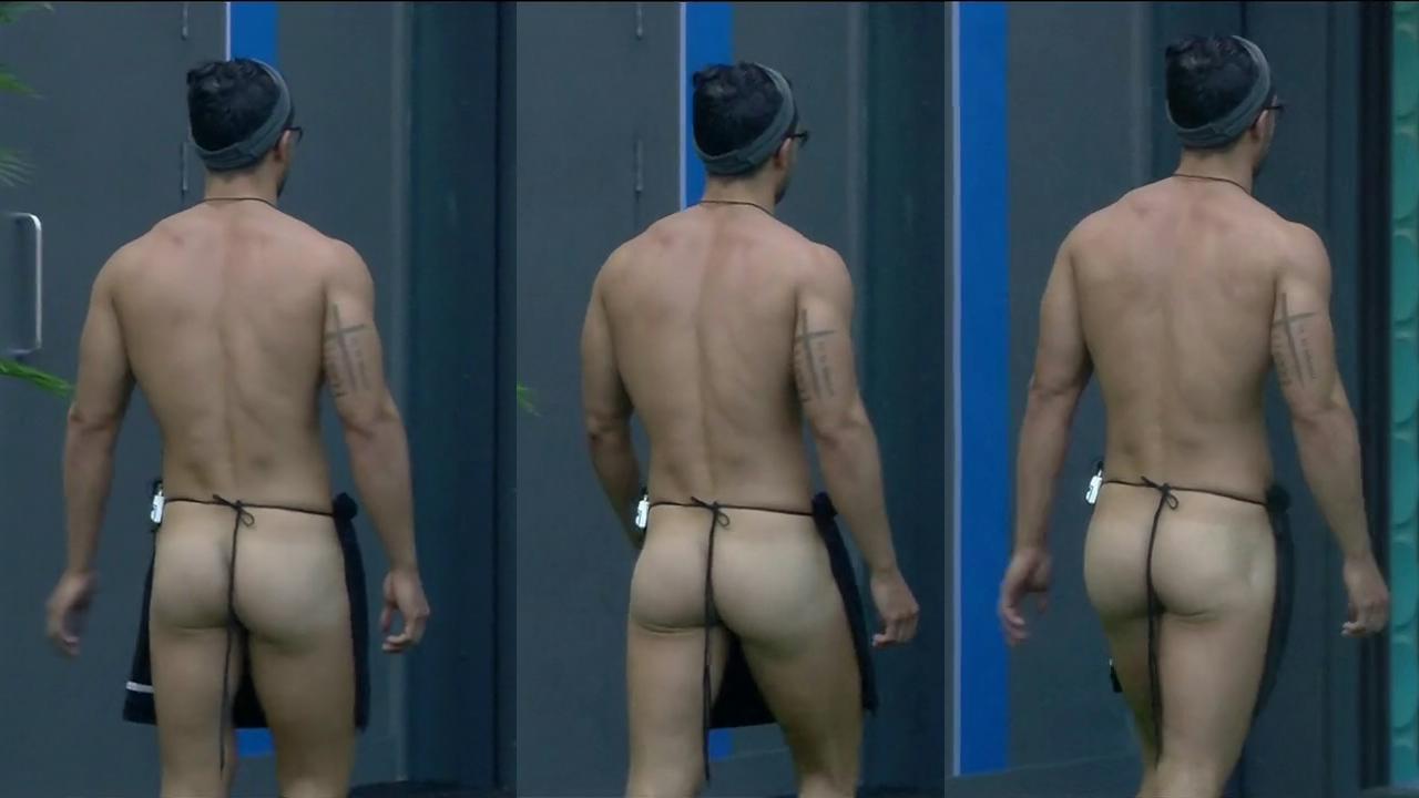 Alex Cannon naked butler in Big Brother UK S17E13! 