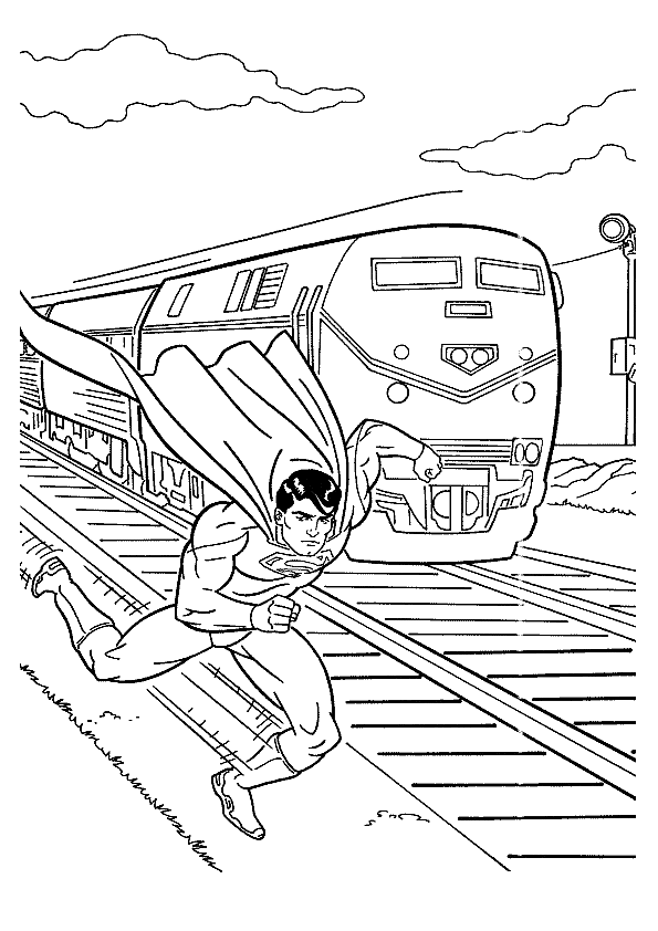Superman Coloring pages ~ Free Printable Coloring Pages ...