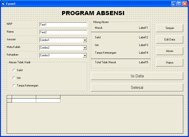 Contoh program penjualan tiket dengan visual basic excel