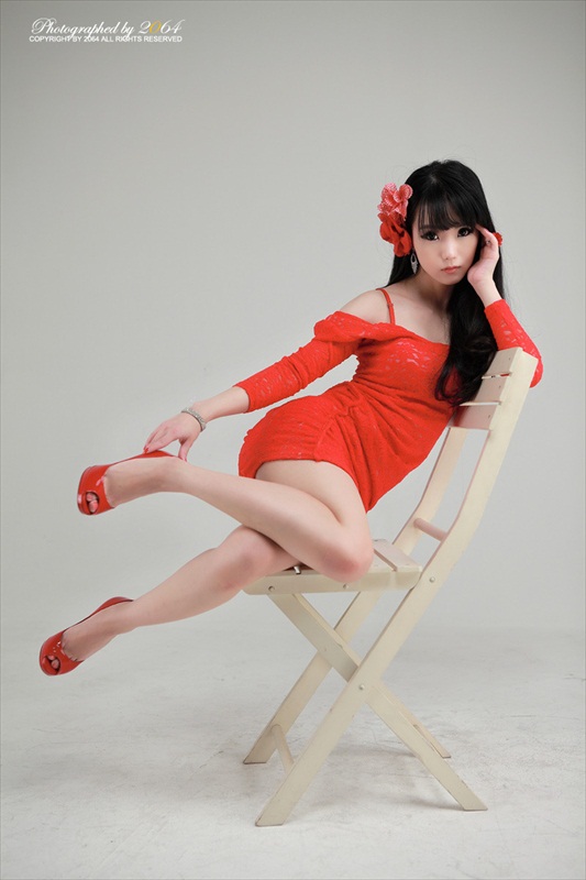 Im Soo Yeon 임수연 is modelling in a hot red ruffle dress [28pics] - I am ...