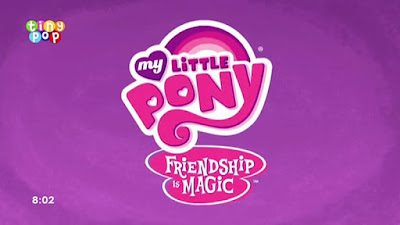 MLP title screen with Tiny Pop logo