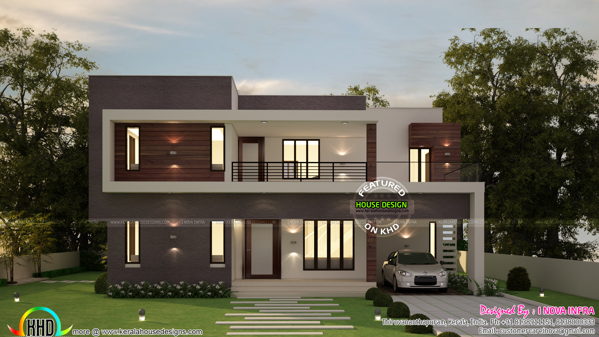 4 Bedroom Flat Roof Contemporary 2300 Sq ft Kerala Home Design And Floor Plans 9K Dream Houses 4 Bedroom Flat Roof Contemporary 2300 Sq ft Kerala Home Design And Floor Plans 9K Dream Houses