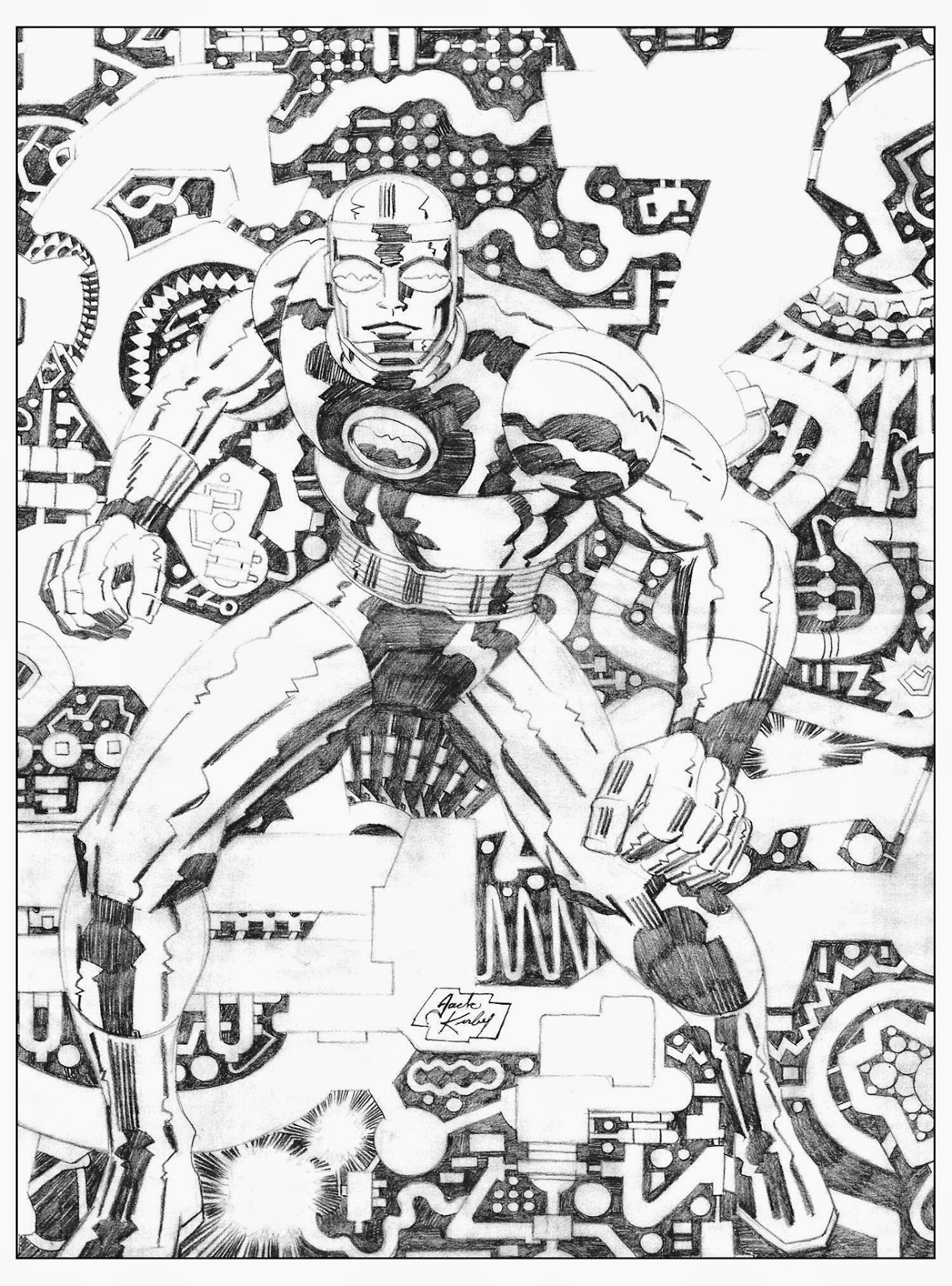 Cap'n's Comics: Machine Man by Jack Kirby