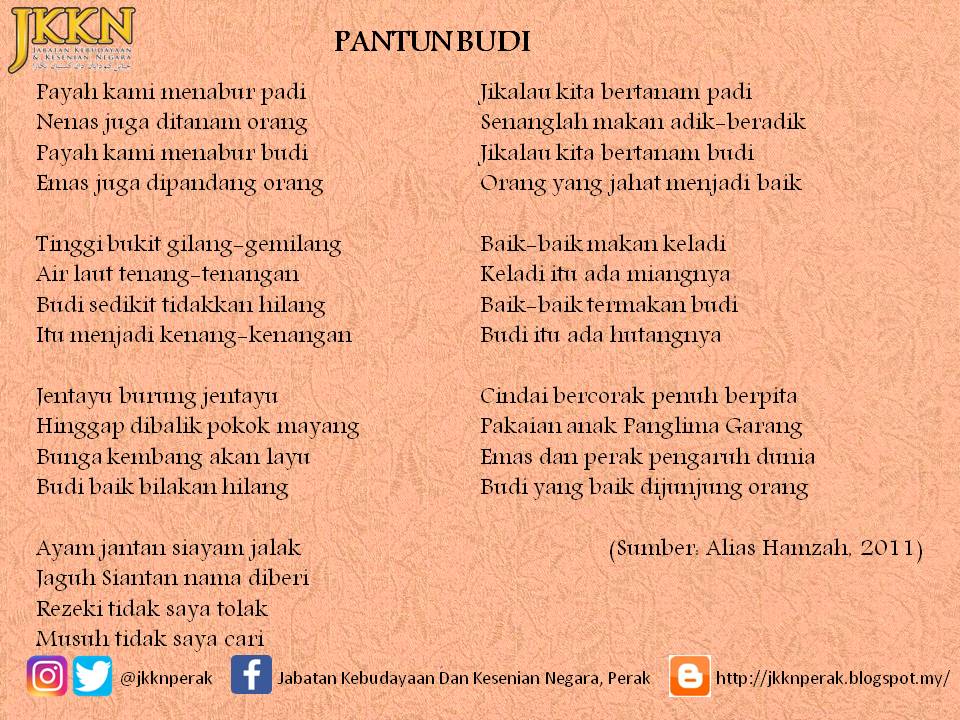 Pantun Kasih Sayang Adik Beradik