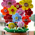 Vaso di fiori in feltro - felt flowers vase