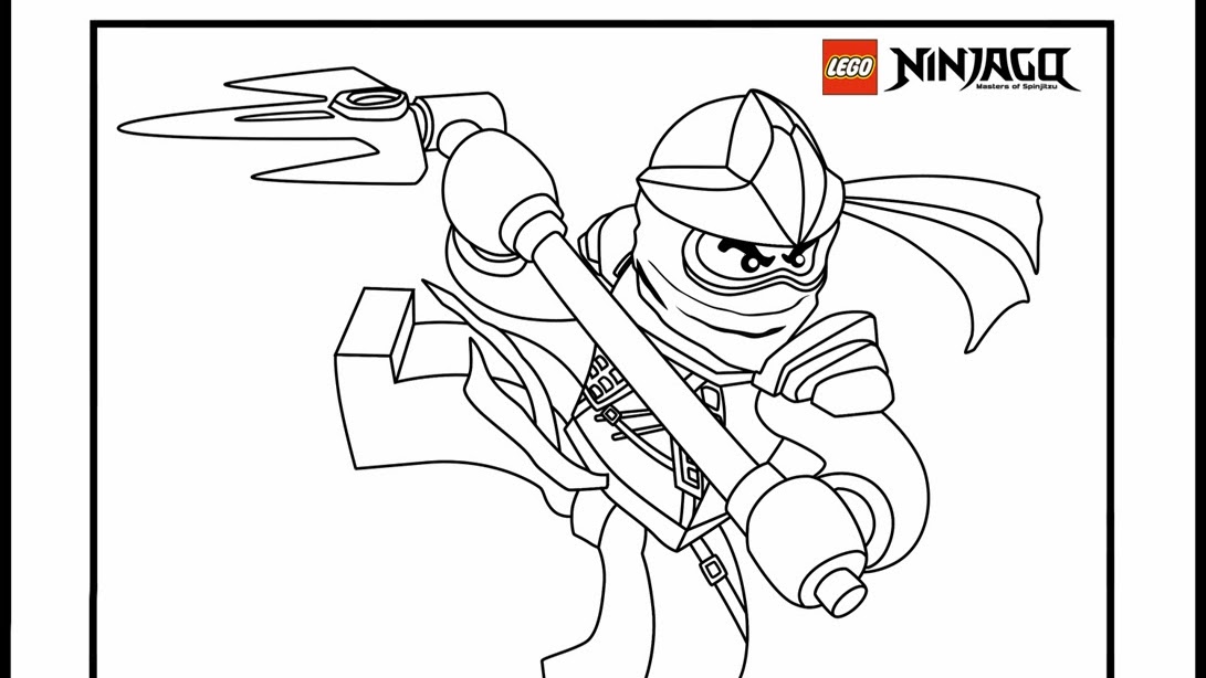 Ausmalbild Ninjago Steinsamurai Coloring and Drawing
