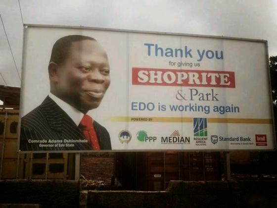 1 Oh dear! See the signboard Edo people put up for their Governor