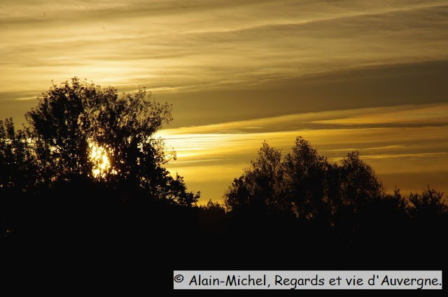 Soleil en Auvergne.