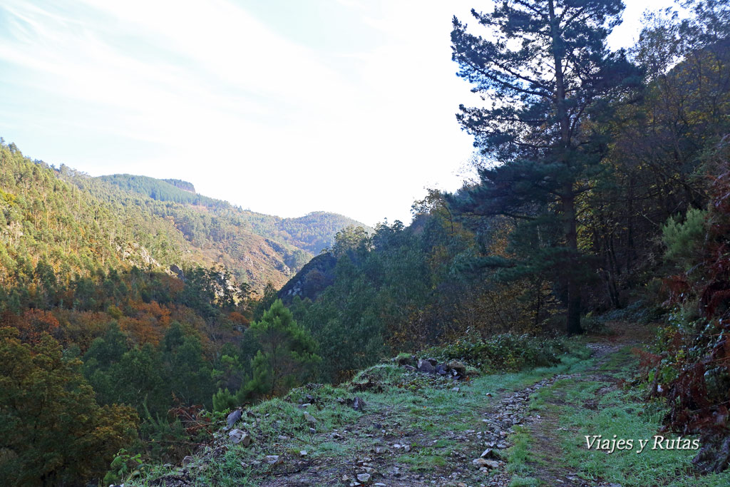 Senda de la cascada del río Nonaya, Salas, Asturias
