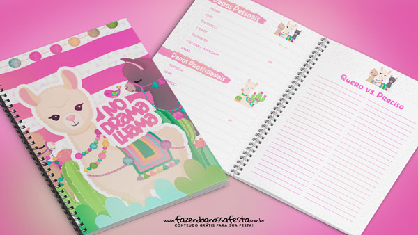 Planner 2019 gratuito para download Lhama Rosa Planner 2019 gratuito para download Lhama Rosa
