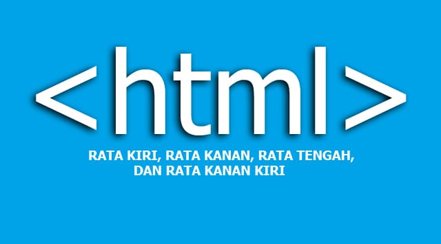 Kode HTML untuk Tulisan Widget Gambar Rata Kiri Tengan dan Kanan
