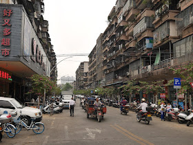 section of Baisha Road in Jiangmen