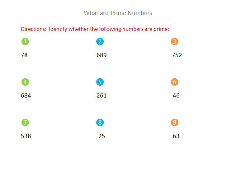Bro and Sis Math Club: What are Prime Numbers