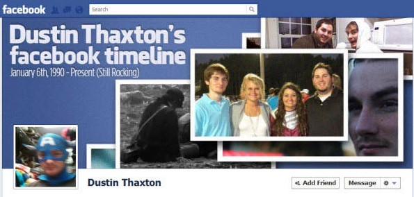 Dustin thaxton facebook kapak fotografi