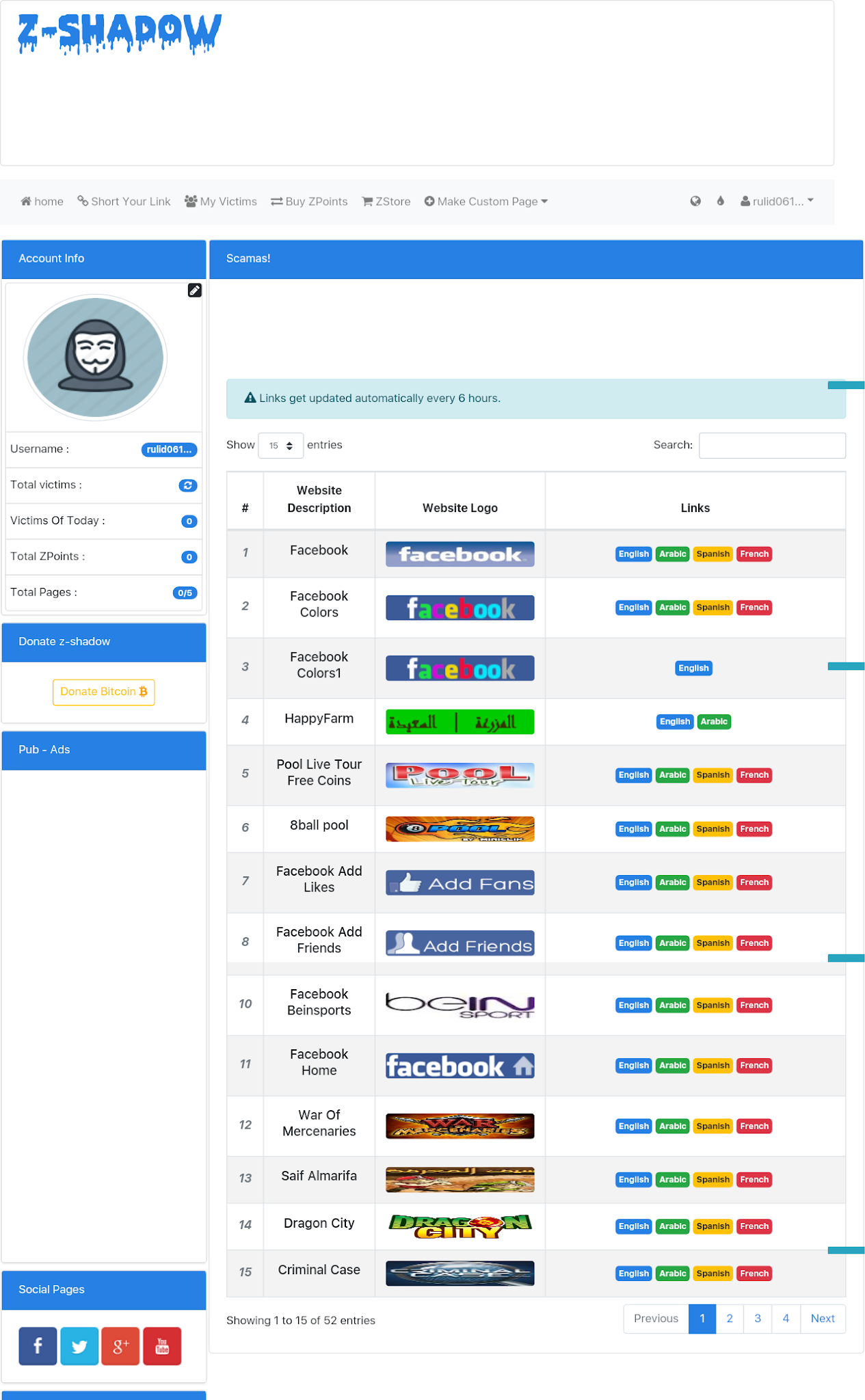 Cara Membuat Phising Facebook Menggunakan Situs z-Shadow