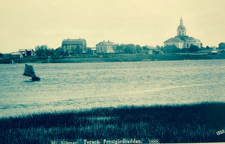 Pappilanniemi ja kirkko 1888