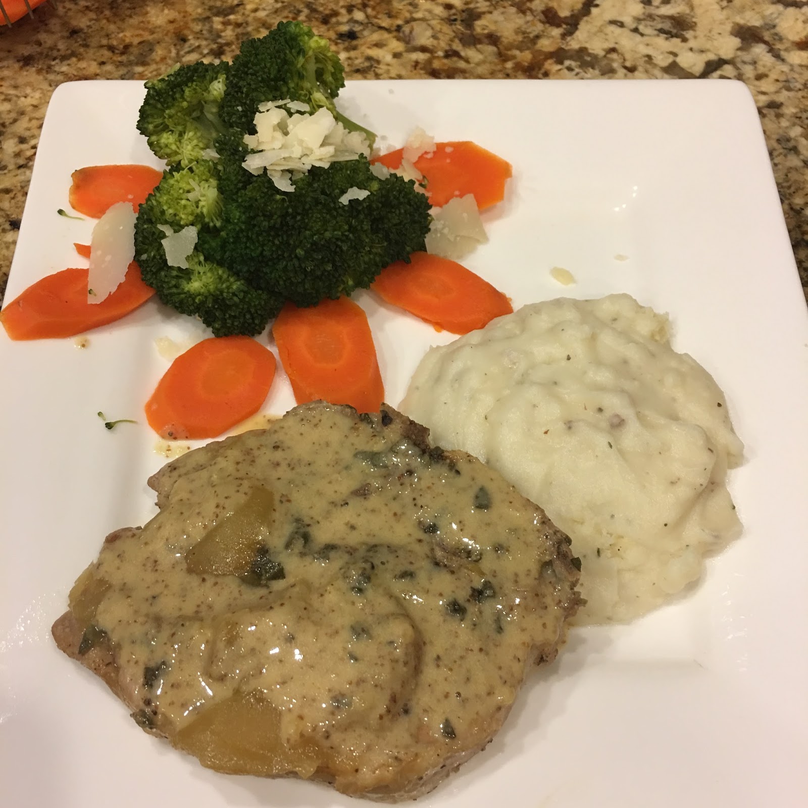 GREAT EATS HAWAII PORK CHOPS WITH MUSTARD AND SAGE GRAVY PRESSURE