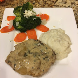 pork gravy chops mustard sage hawaii taste recipe