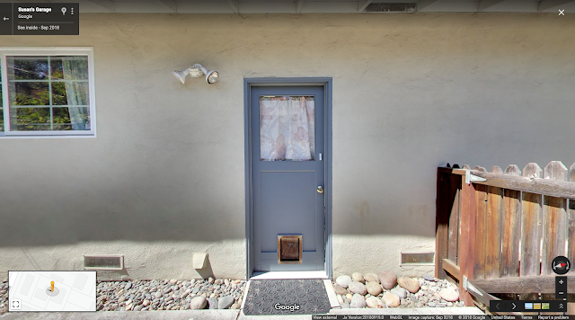 Eine StreetView Aufnahme der Google Garage von außen