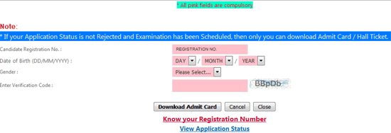 UPSSSC Stenographer Admit Card 2017