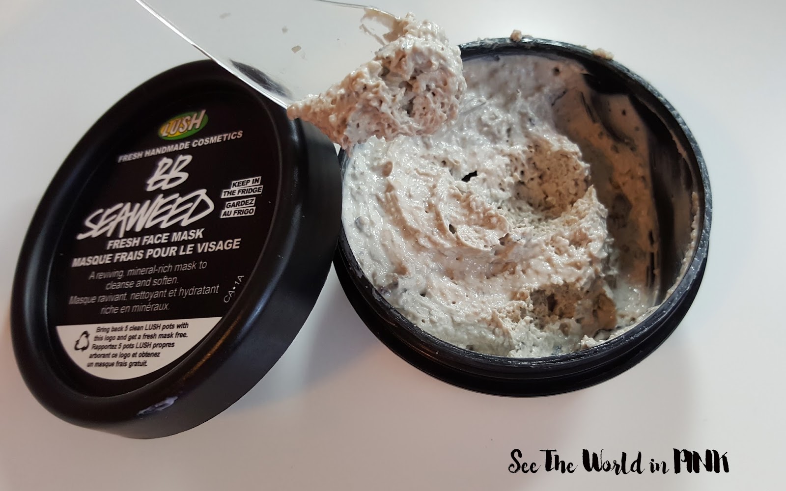 Skincare Sunday Lush BB Seaweed Fresh Face Mask Review See the