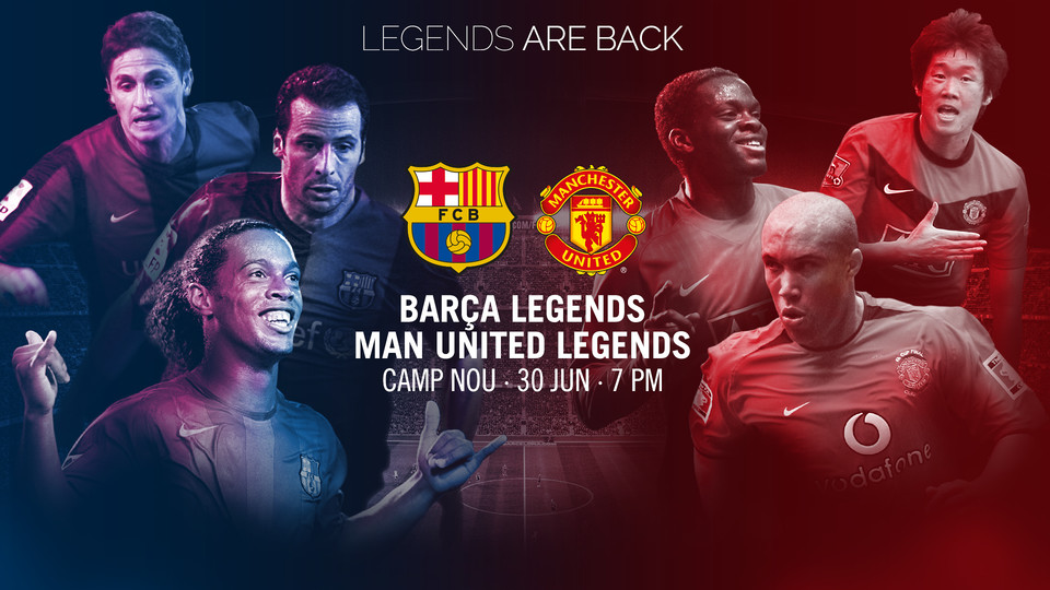 Barca Legends vs Man United Legends