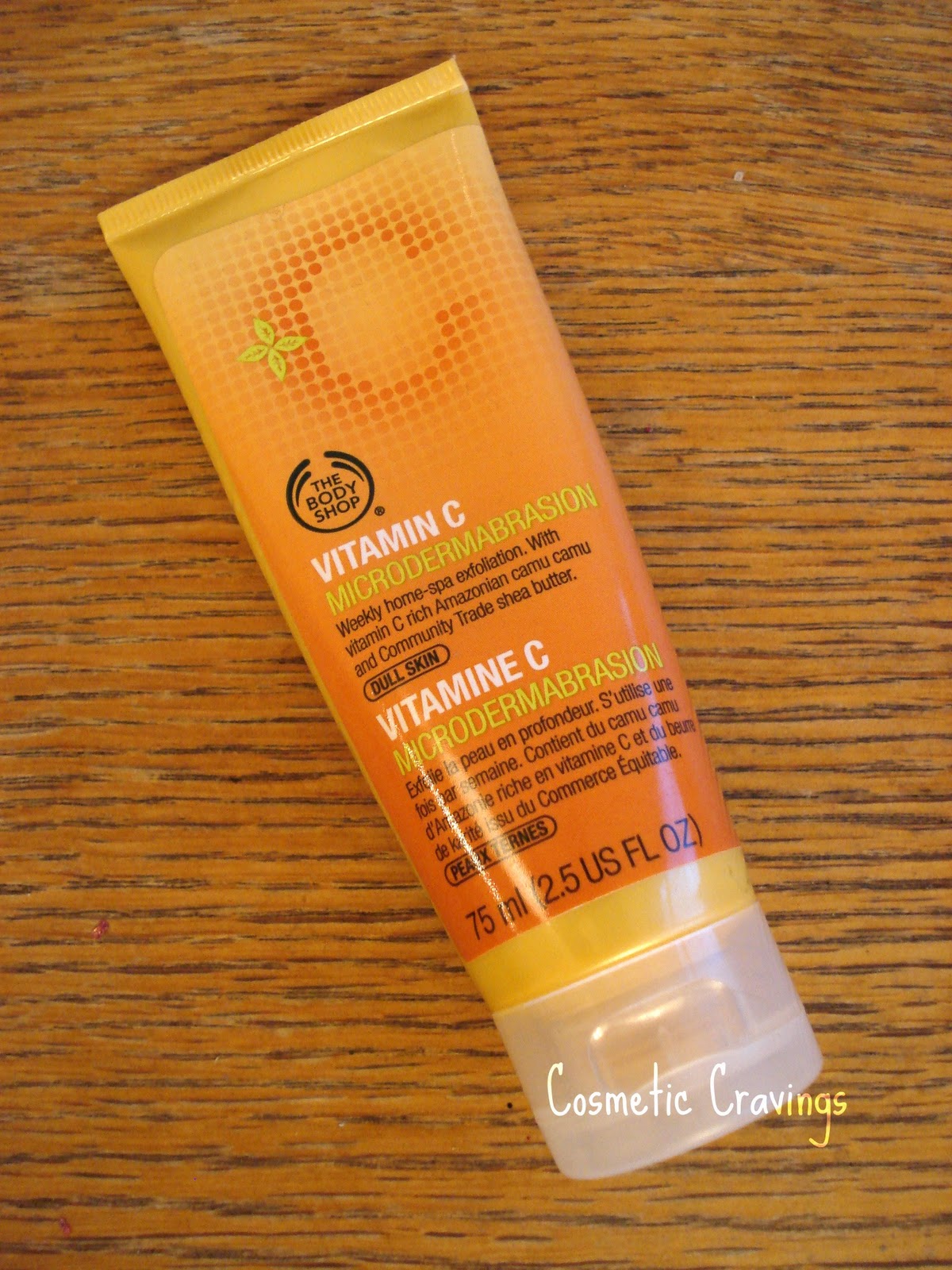 Cosmetic Cravings Review The Body Shop Vitamin C Microdermabrasion
