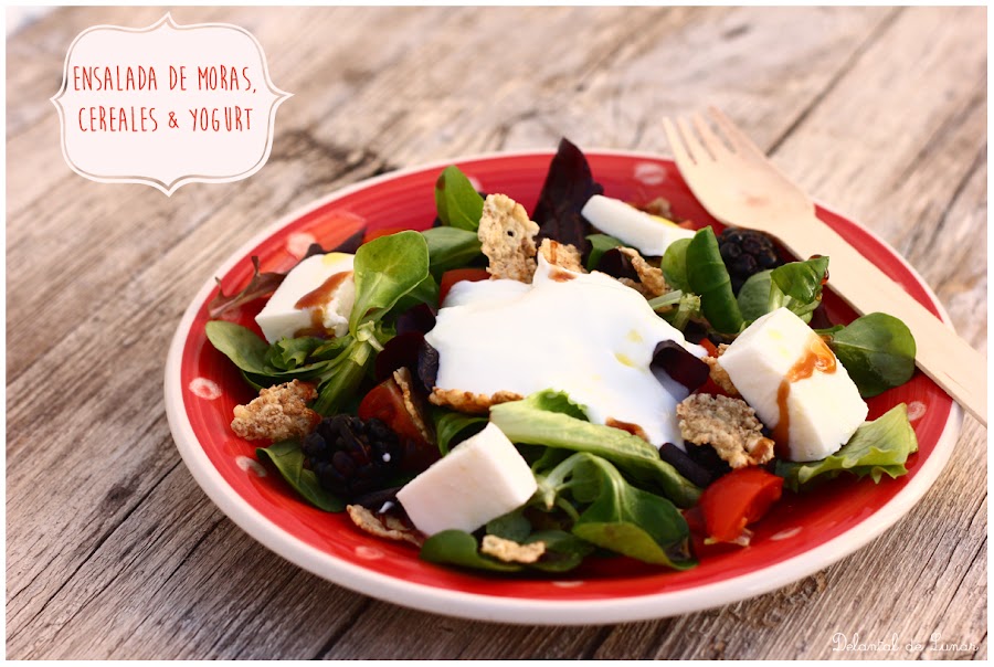 Foto: Receta de Ensalada de moras, cereales y yogurt