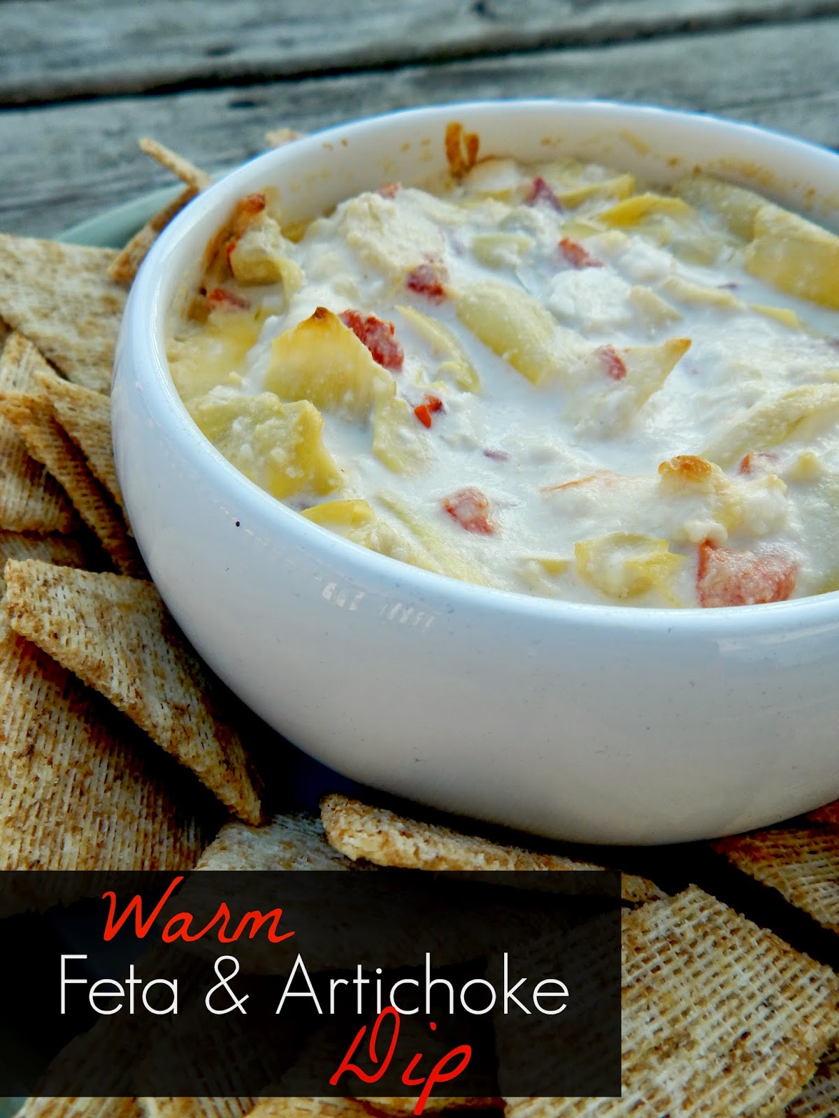 Warm Feta & Artichoke Dip Ally's Sweet & Savory Eats