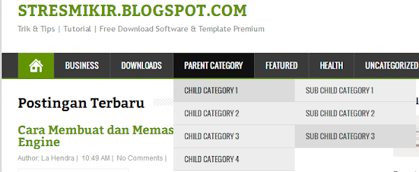Membuat Tab Menu Bar dengan Mudah di Blogspot Membuat Tab Menu Bar dengan Mudah di Blogspot