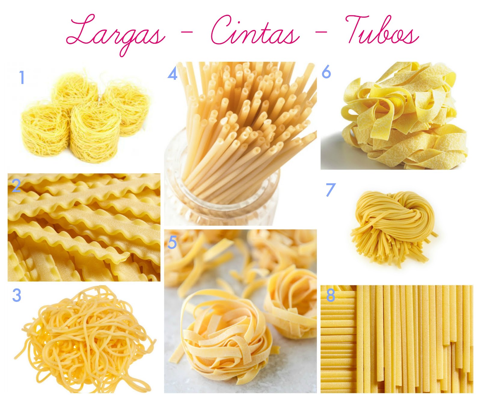 Especial Pasta Tipos y Formas Kitchen & Dimes