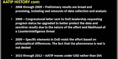 Elizondo slide 2 Luis Elizondo revela que el programa secreto del Pentágono que estudiaba los ovnis NUNCA TERMINO