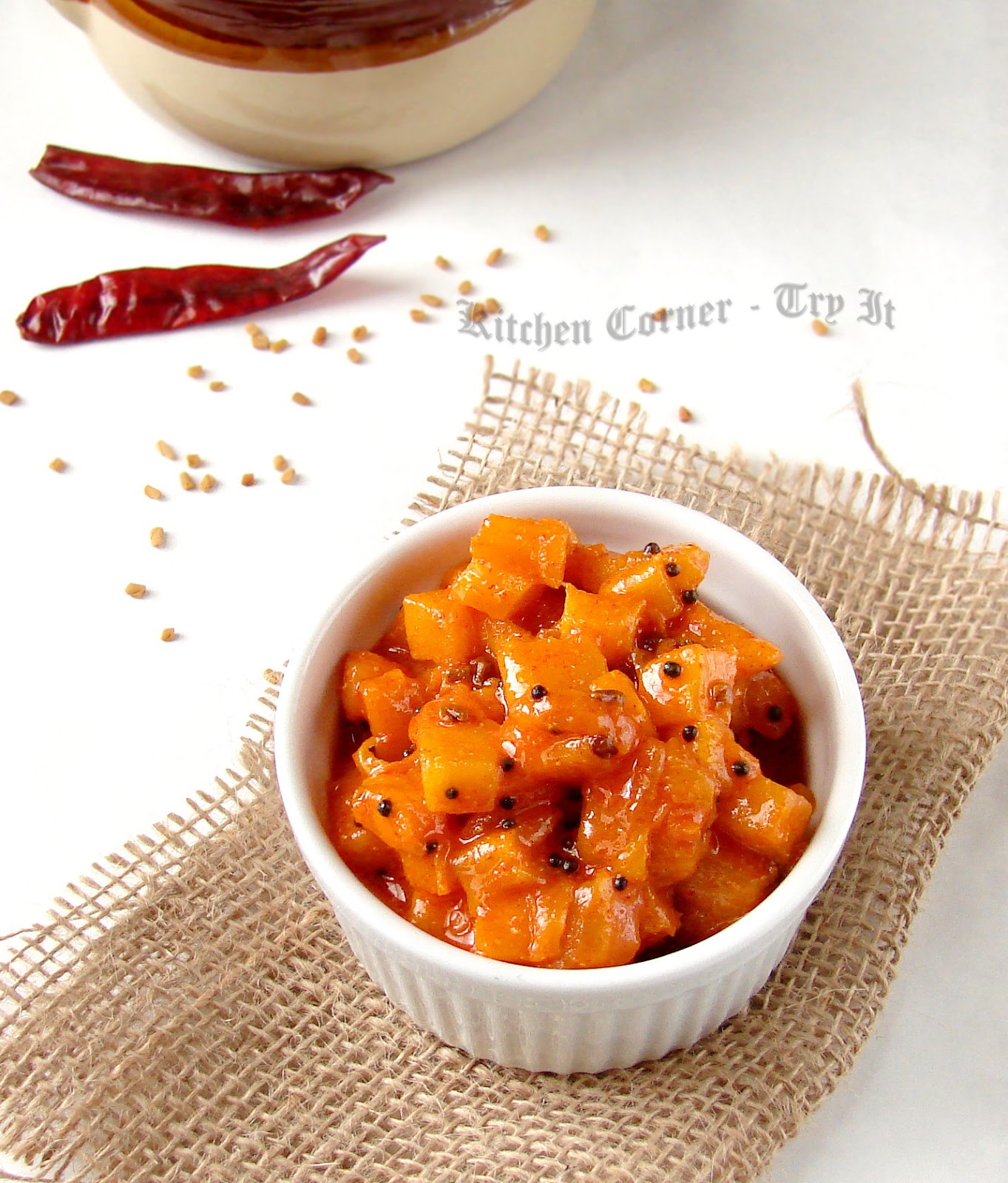 Spiced Pineapple Pickle Kerala Pineapple Achar