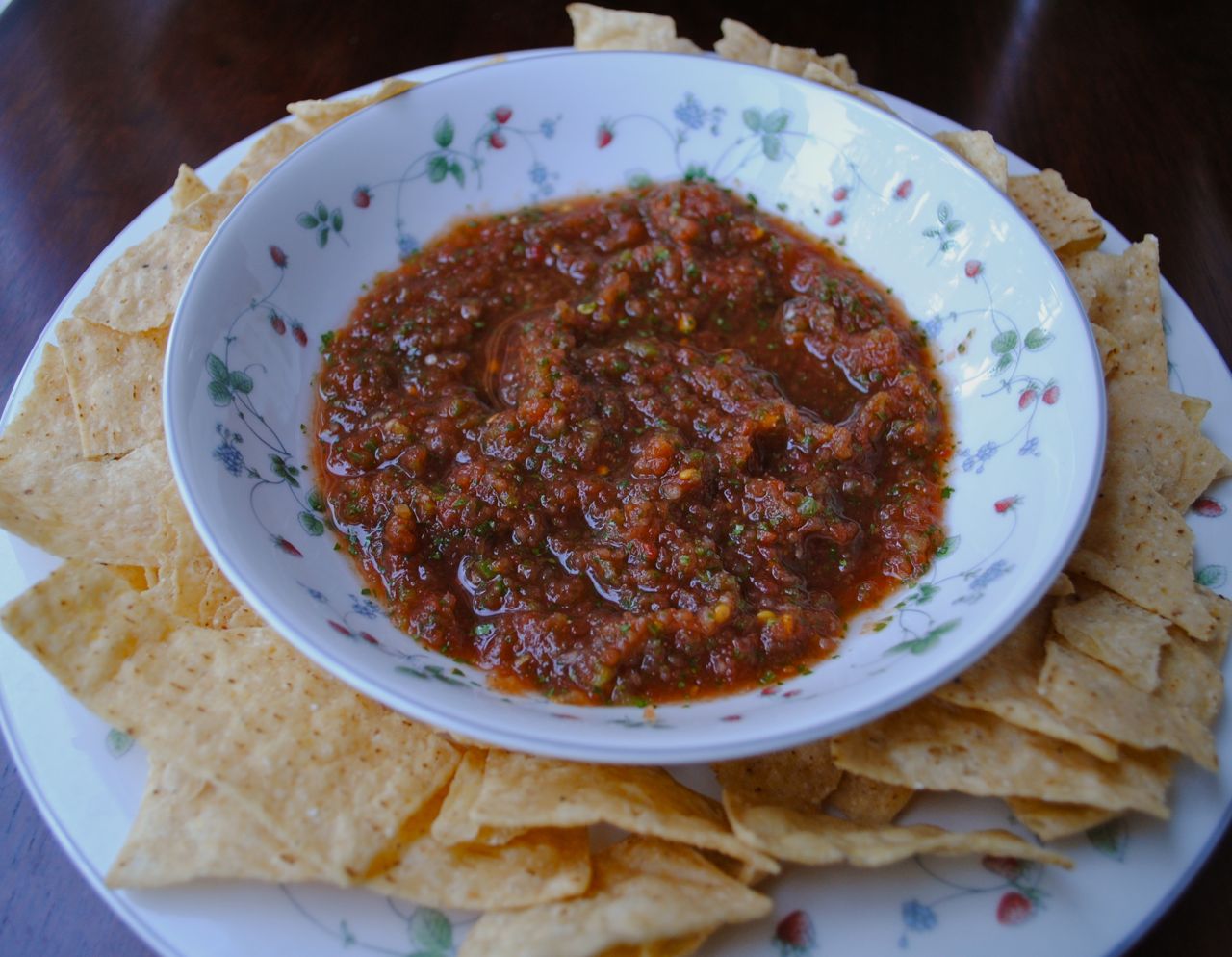 Stephanie's Cooking Our Favorite Salsa