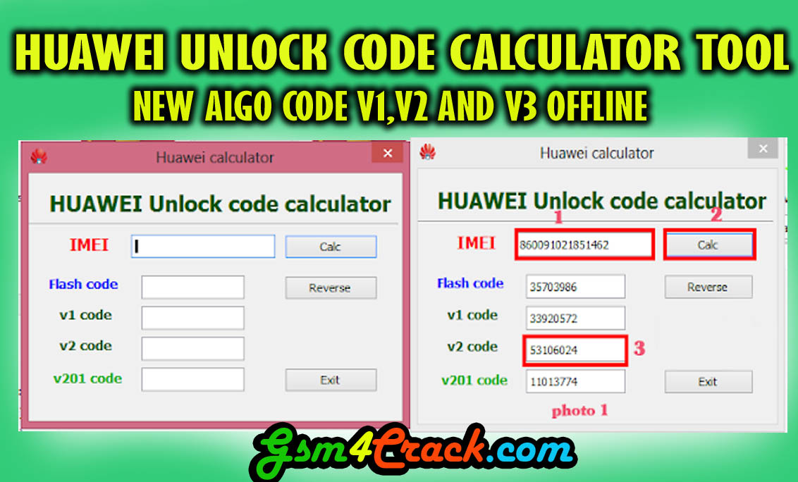 download huawei unblock code calculator