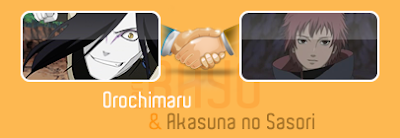 Orochimaru e Sasori  Akatsuki
