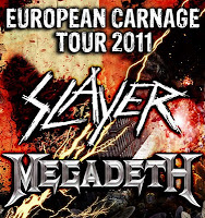 Slayer Megadth European Carnage coruña