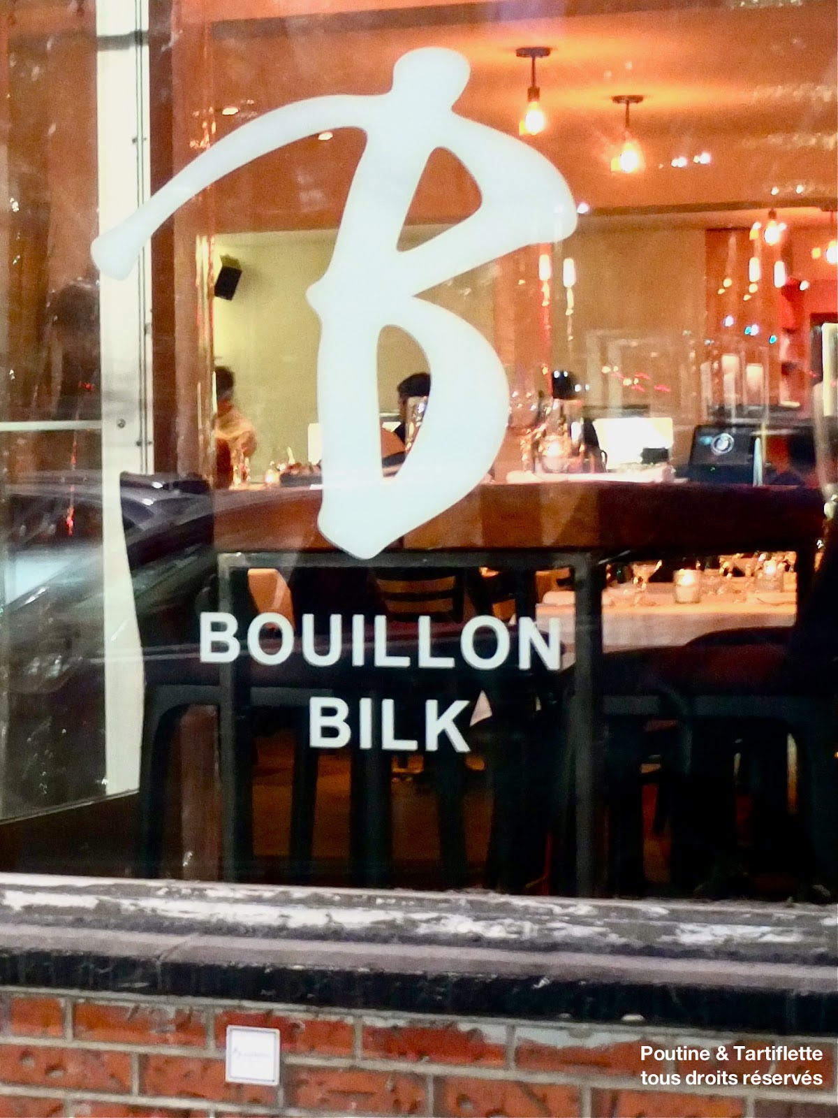 Bouillon Bilk et Club Soda