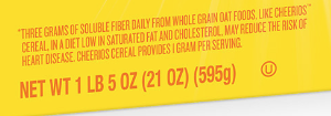 How many pounds does my Cereal weigh?