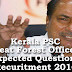 Kerala PSC - Expected Questions for Beat Forest Officer 2016 - 04