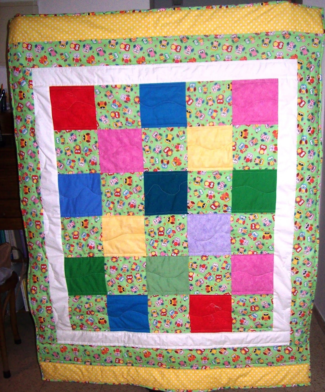 Quilting Corner בס"ד Another Comfort Quilt Finished